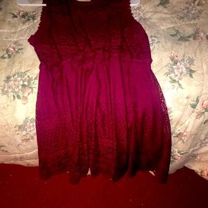 Maroon dress